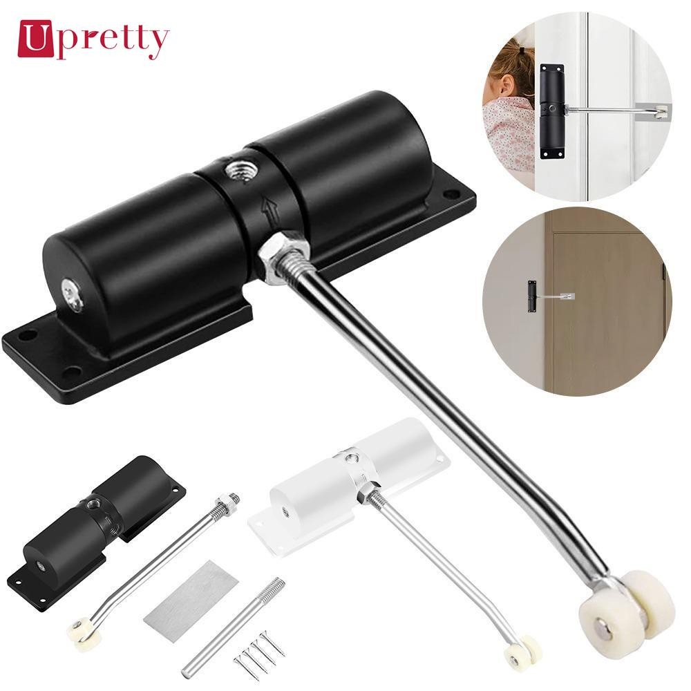 Adjustable Metal Door Closer - Spring Loaded Surface Mount for Home ...