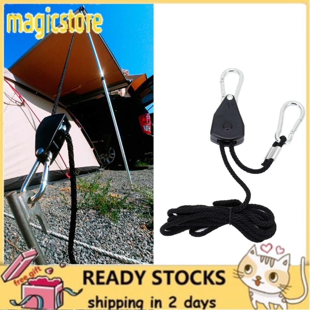 Magicstore Pulley Adjustable Rope Buckle Tent Canopy Stop For Outdoor ...