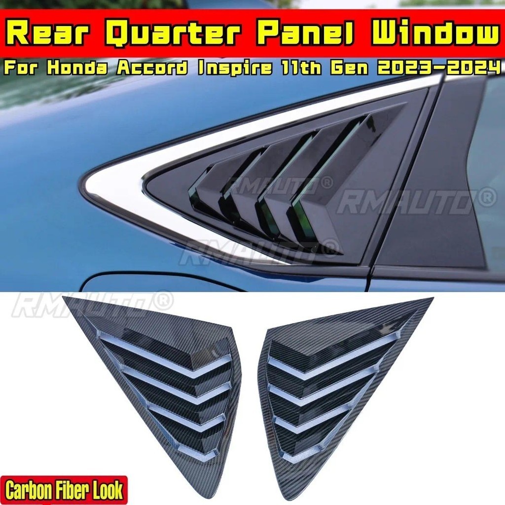 Glossy Black Exterior Rear View Mirror Cover Trim For Honda Accord 9th
