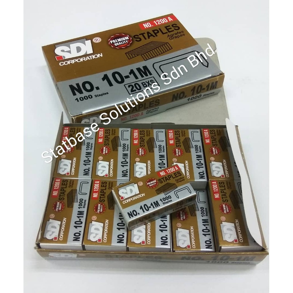 (20 Small Boxes) - SDI Staples / Dawai Kokot No.10-1M | Shopee Malaysia
