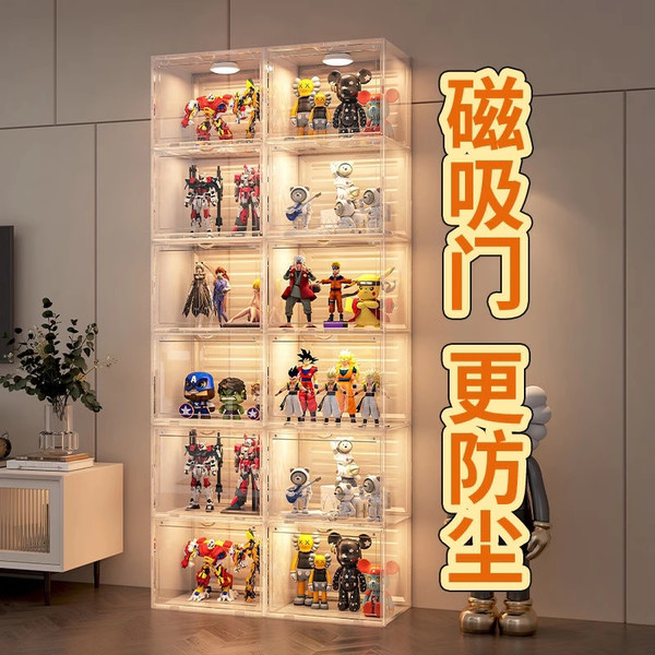 figurine case figurine box figurine display rack Penciptaan buatan ...