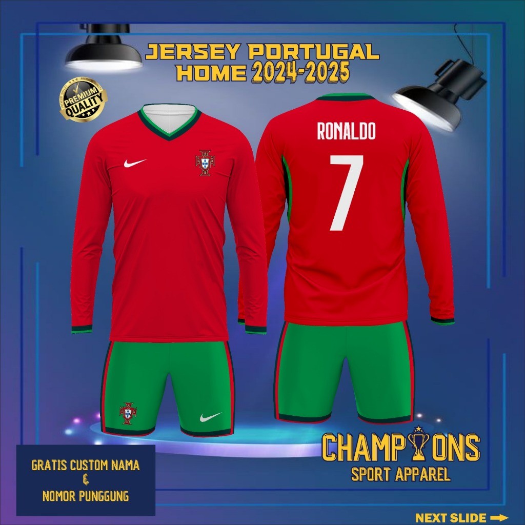 The Latest 20242025 Portuguese National Team Jersey RONALDO EURO