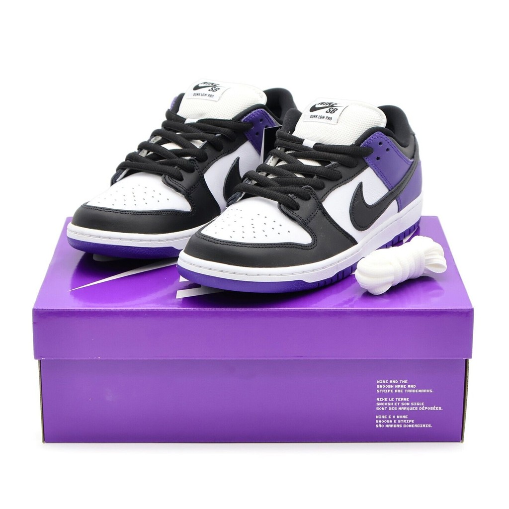 BQ6817-500 Nike SB Dunk Low Pro Court Purple Black White New | Shopee  Malaysia