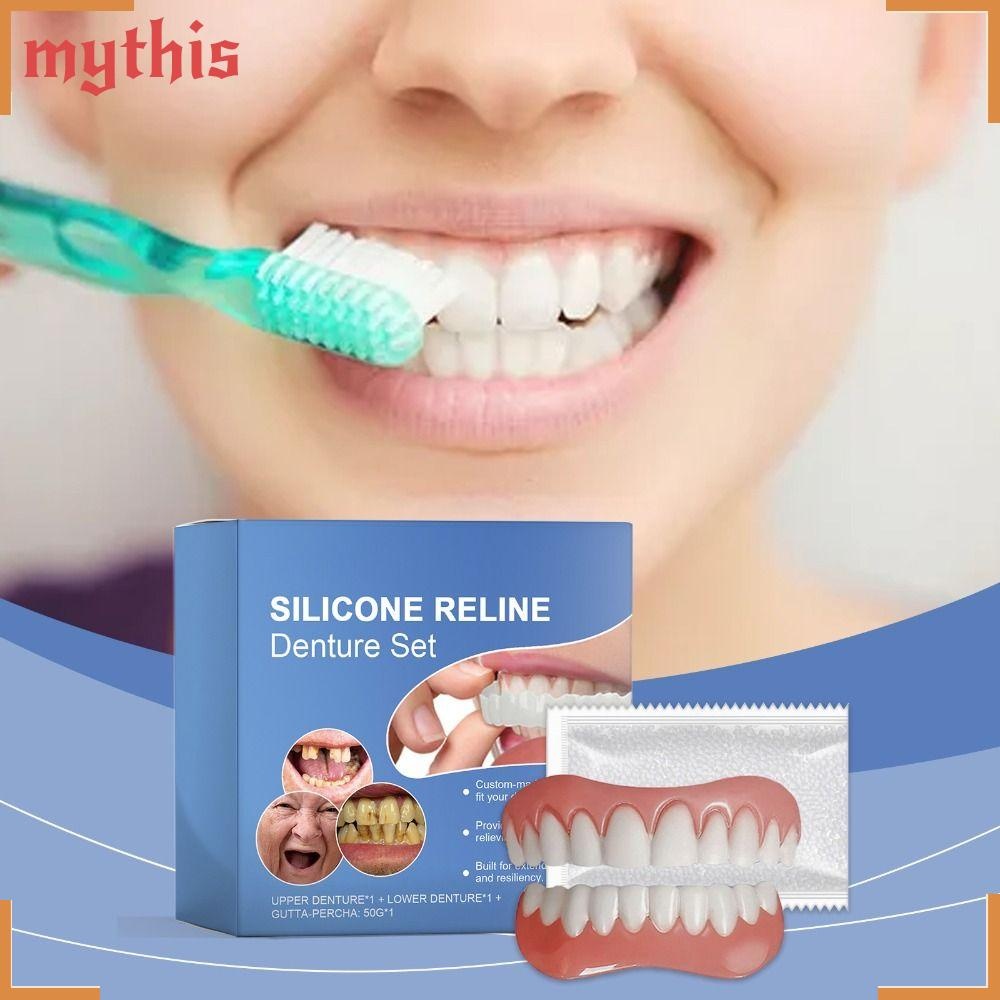 [MYTHIS] Denture Reline Kit, Silicone Soft Silicone Reline Denture Set