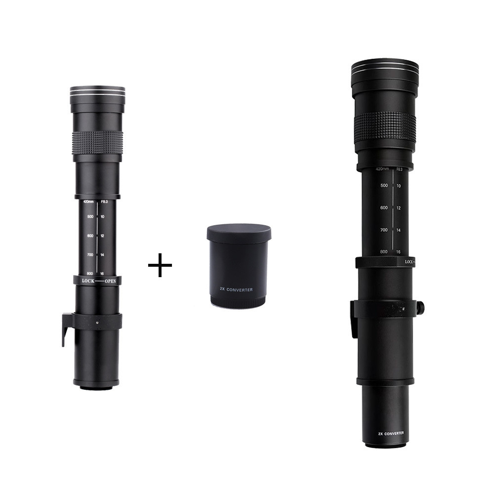 Sg 420-1600mmf8.3 Manual Lens 2 Magnifying Lens Telephoto Zoom ...