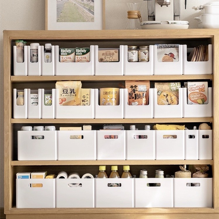 Stackable U-shaped plastic kitchen cabinet storage box | Shopee Malaysia