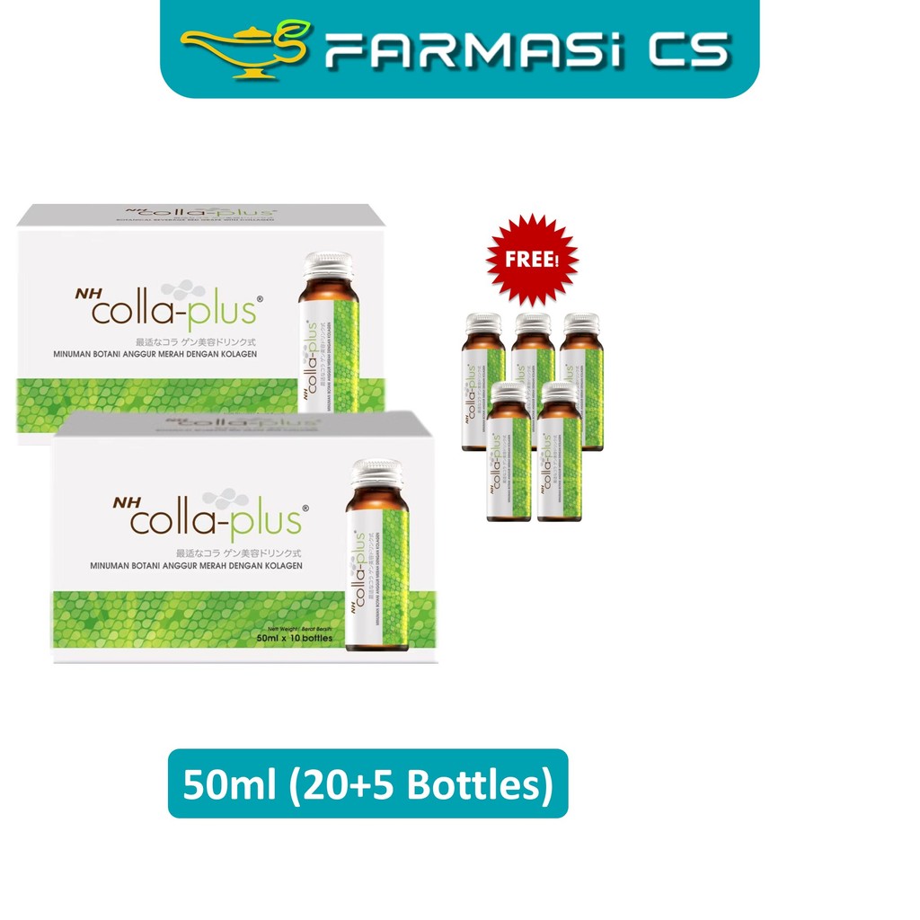 (BUY 1 FREE 1) NH Colla Plus 50 ml x 10 Bottles x 2 Sets EXP:02/2027 ...