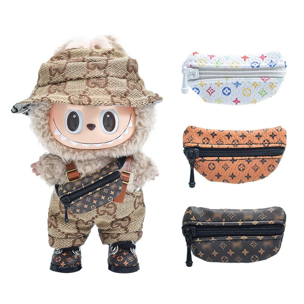 17cm labubu doll clothes Labubu Satchel 1st Generation Labubu Baby ...