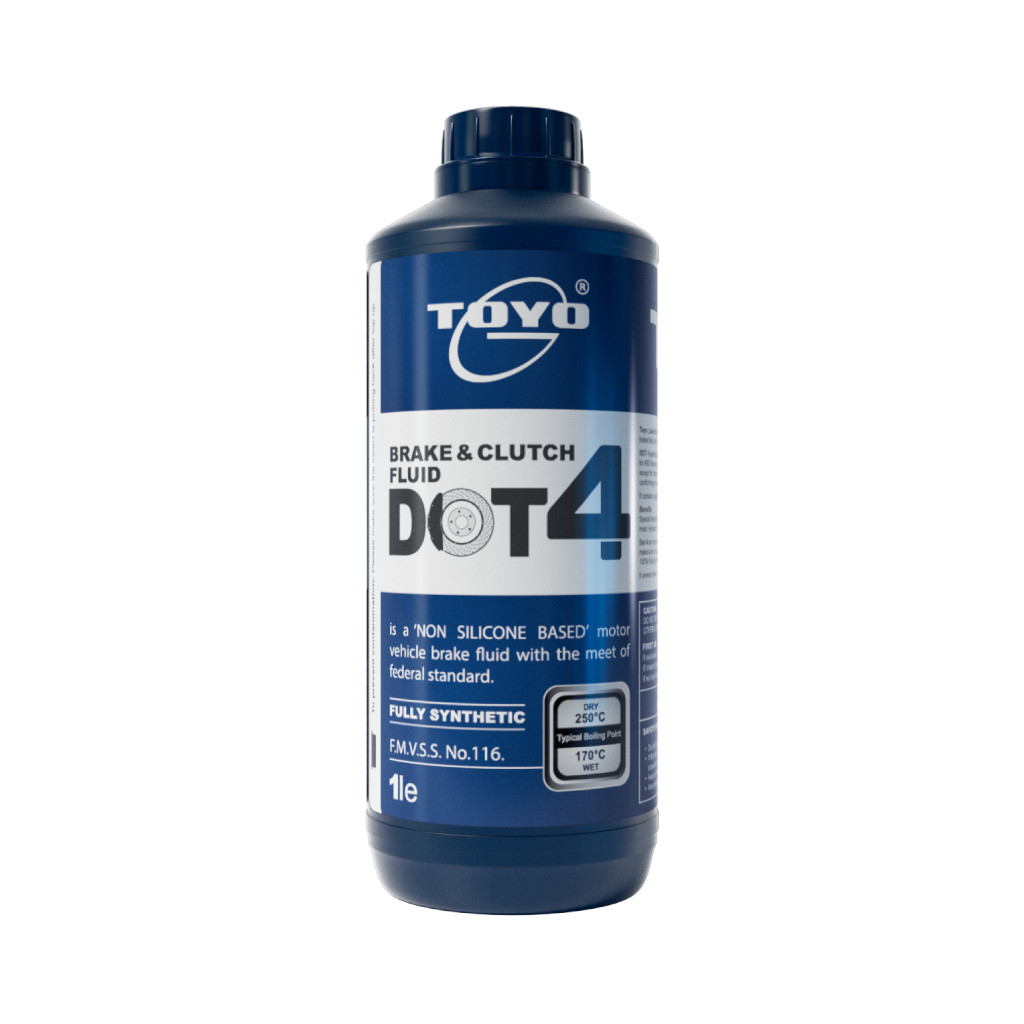 TOYO-G DOT 4 Brake & Clutch Fluid Fully Synthetic Minyak Brek 500ML ...