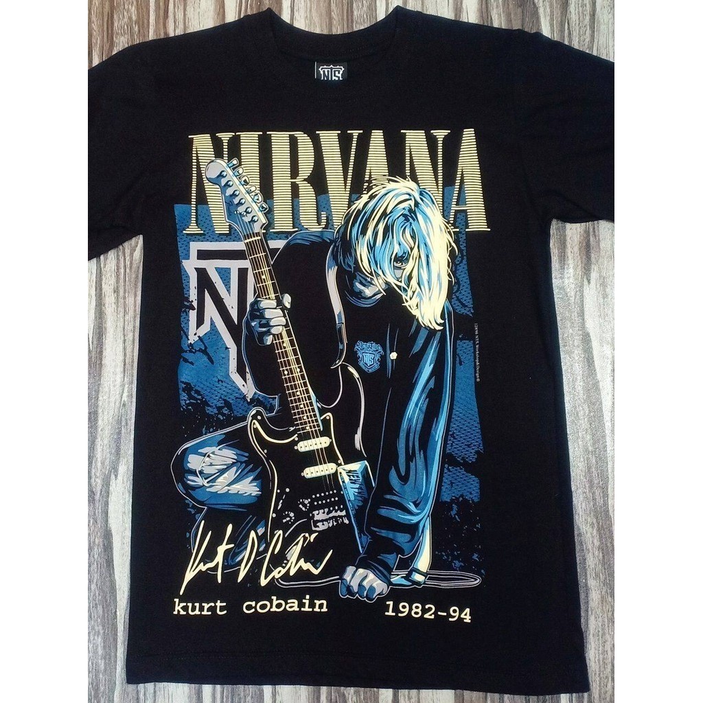 New 12r96 Nirvana Kurt Cobain Rock Band Rare Vintage Signature Edition ...