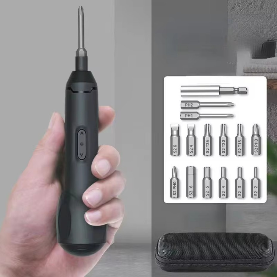 Electric Screwdriver Rechargeable Multifunction Cordless Electric ...