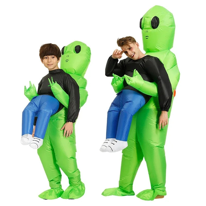 【In Stock】ET Alien inflatable suit Alien Monster Inflatable Costume ...