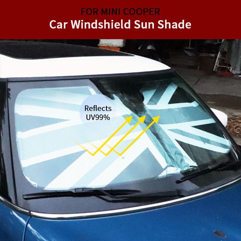 Car Front Window SunShade Cover Blocks UV Ray Reflector For Mini Cooper ...