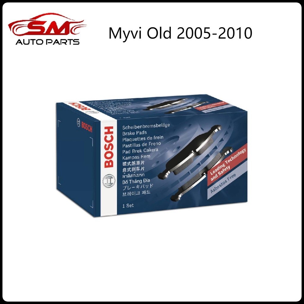 Bosch Front Disc Pad - Perodua Myvi Old 2005-2010 ( Brake Pad ...