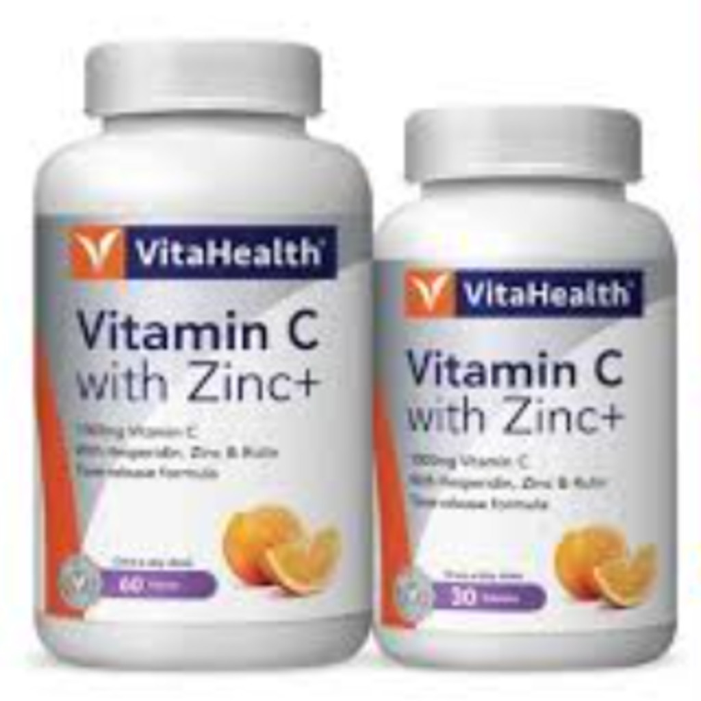 VITAHEALTH VITAMIN C WITH ZINC+ (60S+30S-BTL) [EXP: 13/02/2026
