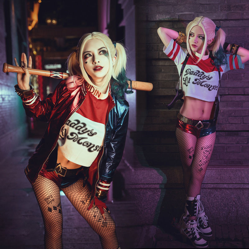 Halloween Suicide Squad Harley Quinn Kost 252 M Erwachsene Set
