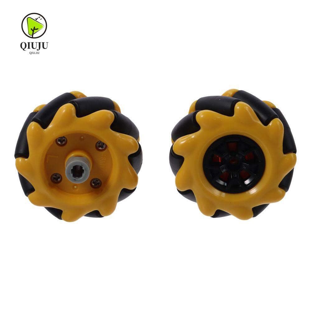 48mm-K 48x25mm Mecanum Omni-Directional Wheel For TT Motors (Set Of 4p
