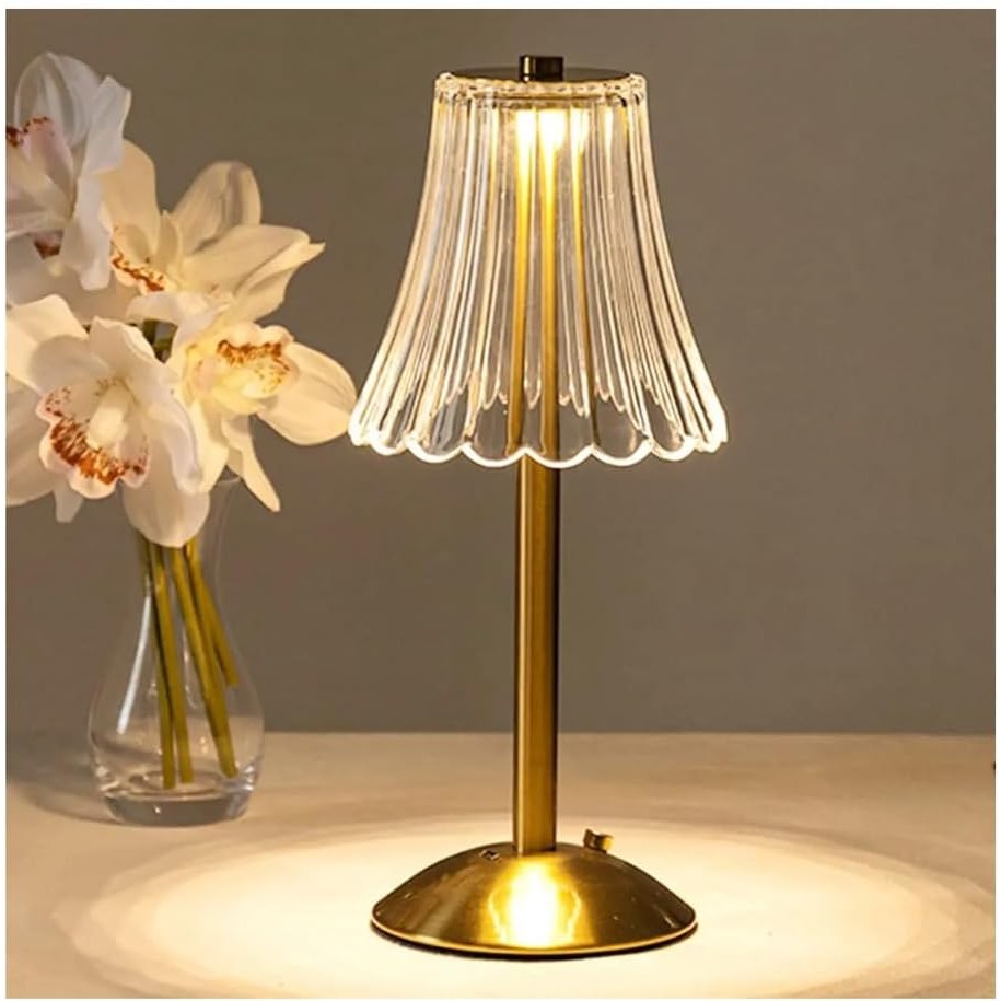 Mini Cordless Table Lamp Dimmable Table Light Lampu Meja Lampu Bilik ...