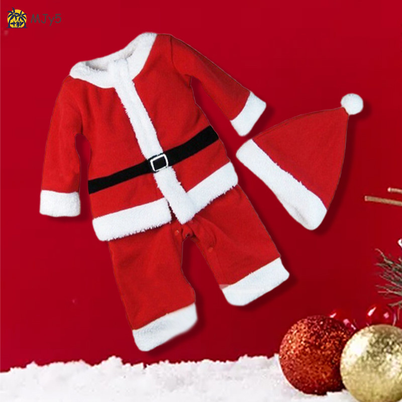 Kid Boys Girls Christmas Santa Claus Dress Set Outfit Costume for