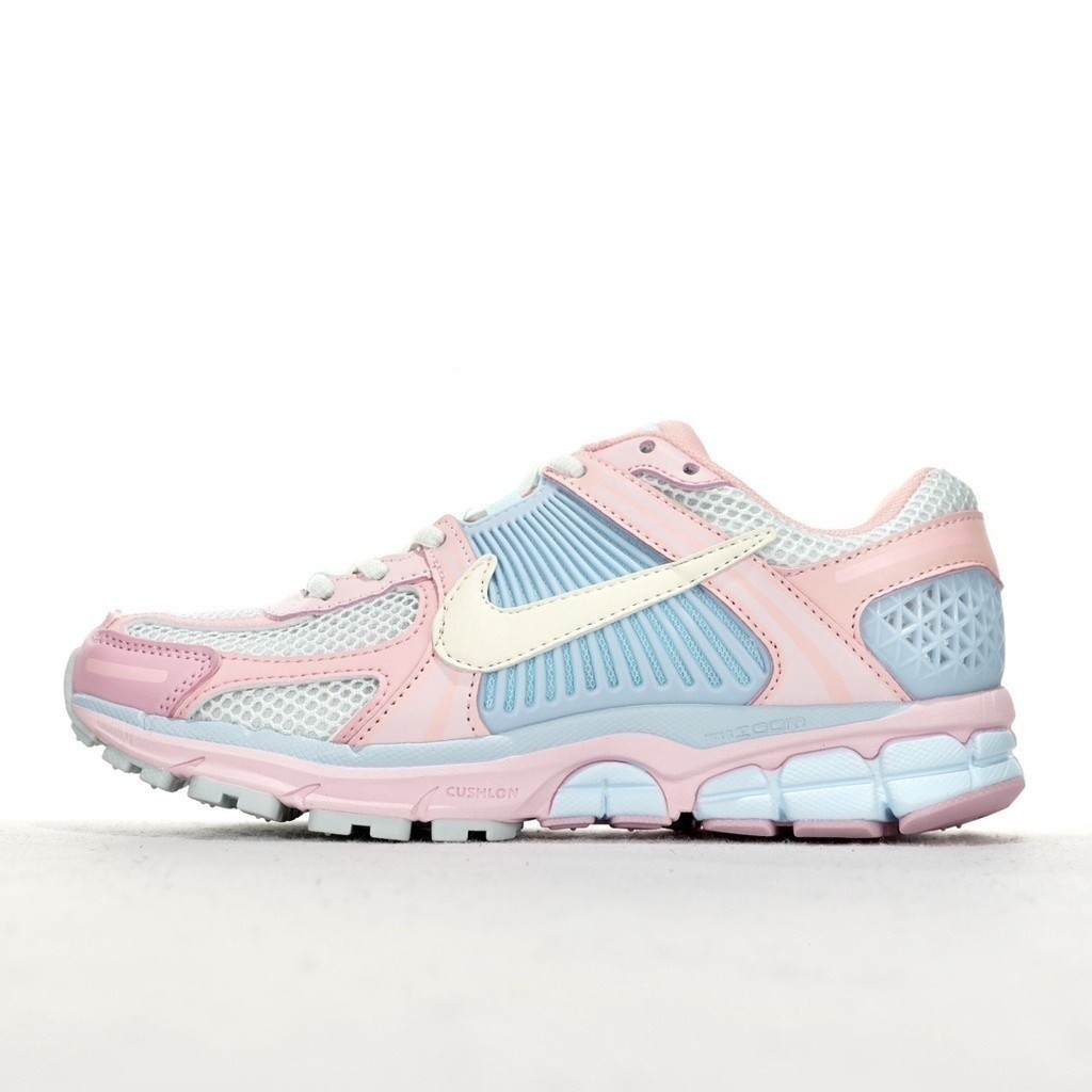 Nike Zoom Vomero 5 Pink Blue all match dual shock absorption non slip sports running shoes 36 40