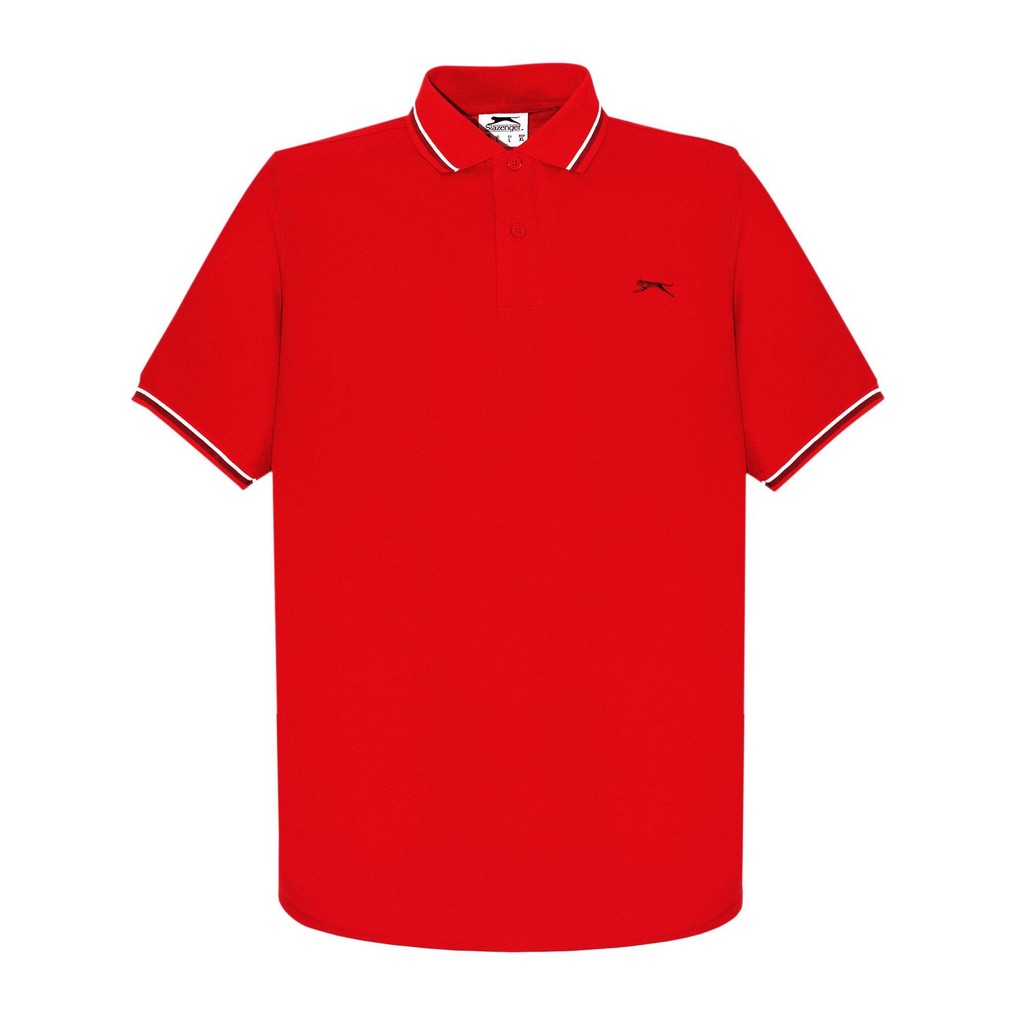 Slazenger Mens Tipped Polo Shirt Mens Cherry Red Sports Direct Shopee Malaysia
