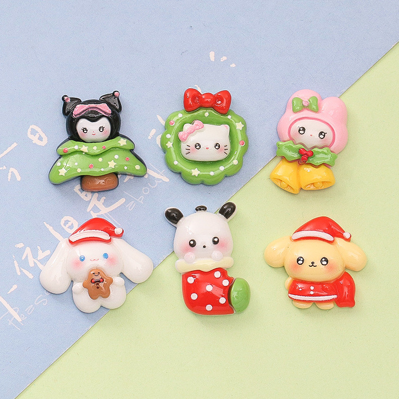 Cartoon Sanrio Jibbitz for Croc Cat Anime Shoe Charm Gingerbread Man ...