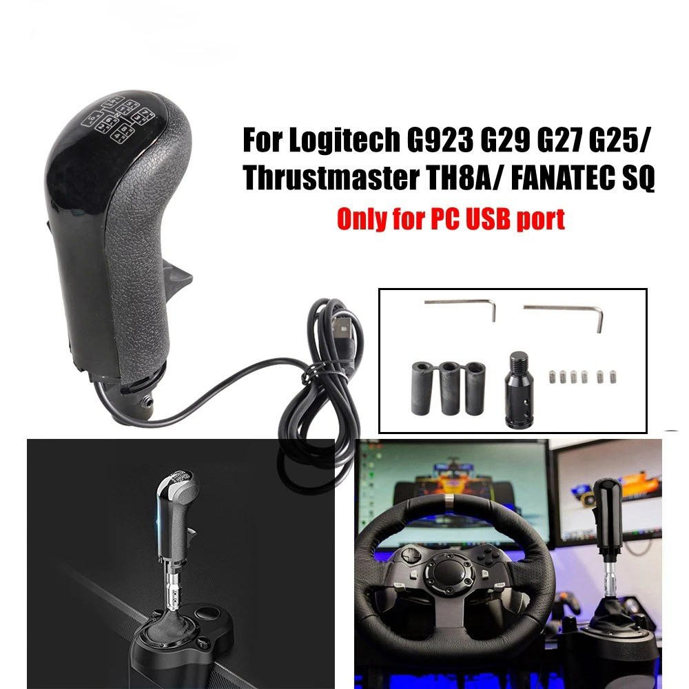 USB Shifter Knob For Logitech G29 G27 G25 G923 Thrustmaster TH8A High ...