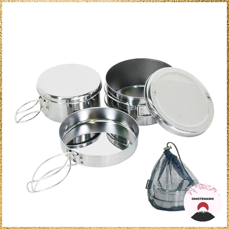 Belmont Stainless Steel Cookware Set with Case | Shopee Malaysia