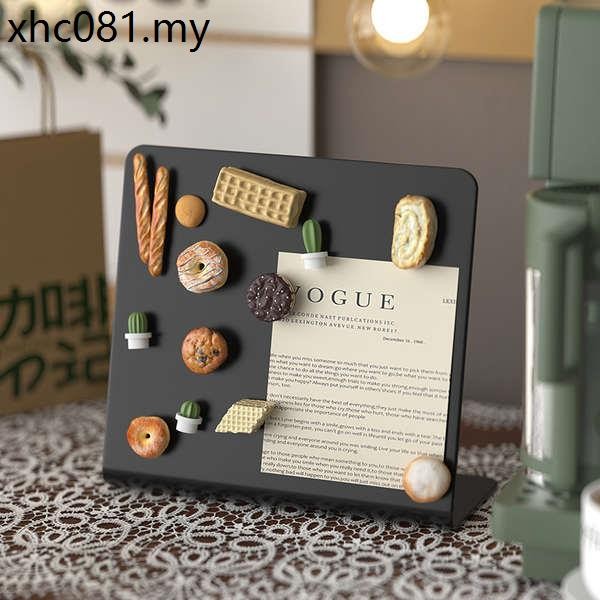 Desktop Magnetic Message Board Blackboard Note Board Metal Board ...