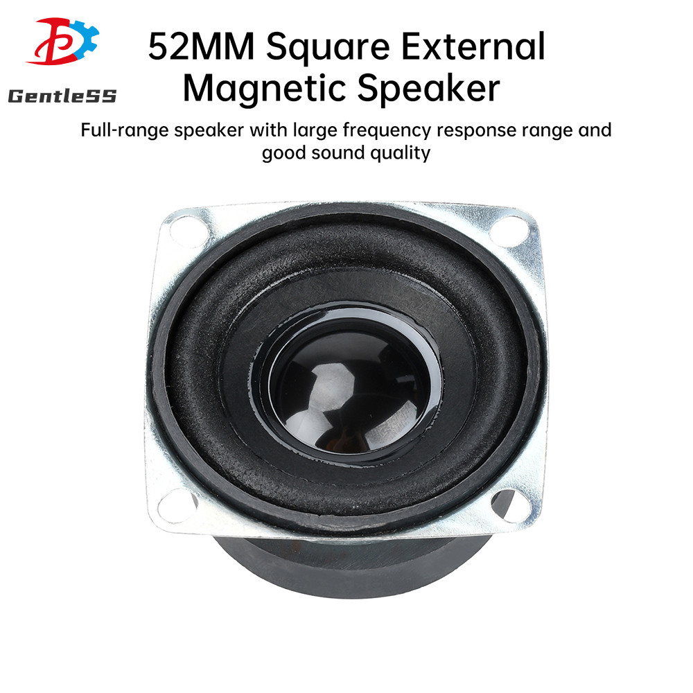 5W 4Ω 52MM Square External Magnet Speaker 2 Inch Full Range Speaker ...