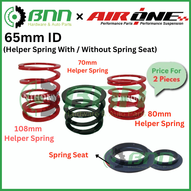 AIRONE 65mm Helper Spring for coilover suspension (Harga untuk Dua ...