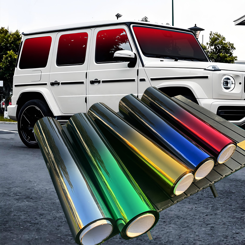 50*300CM Gradient Car Solar film Front Windshield Car Stickers PET UV ...