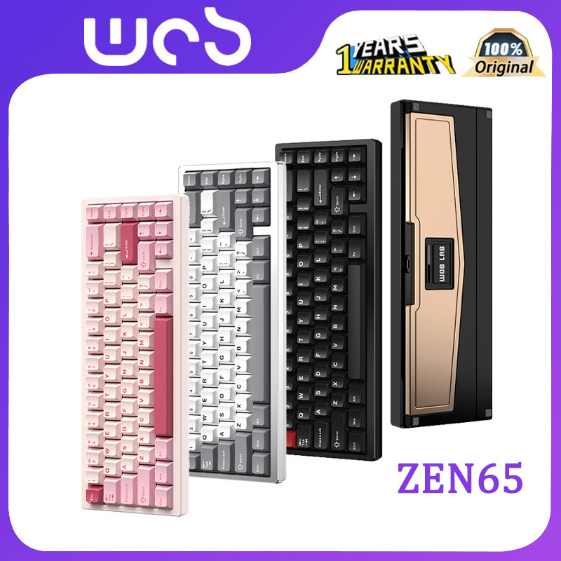 WOB ZEN65 Customized keyboard Wireless Bluetooth three-mode top quick ...