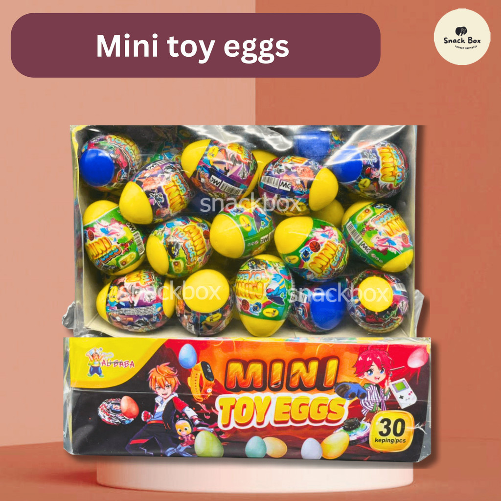 Alibaba Mini Toy Eggs ( Random Toy ) Mystery Toy Inside 30s | Shopee ...