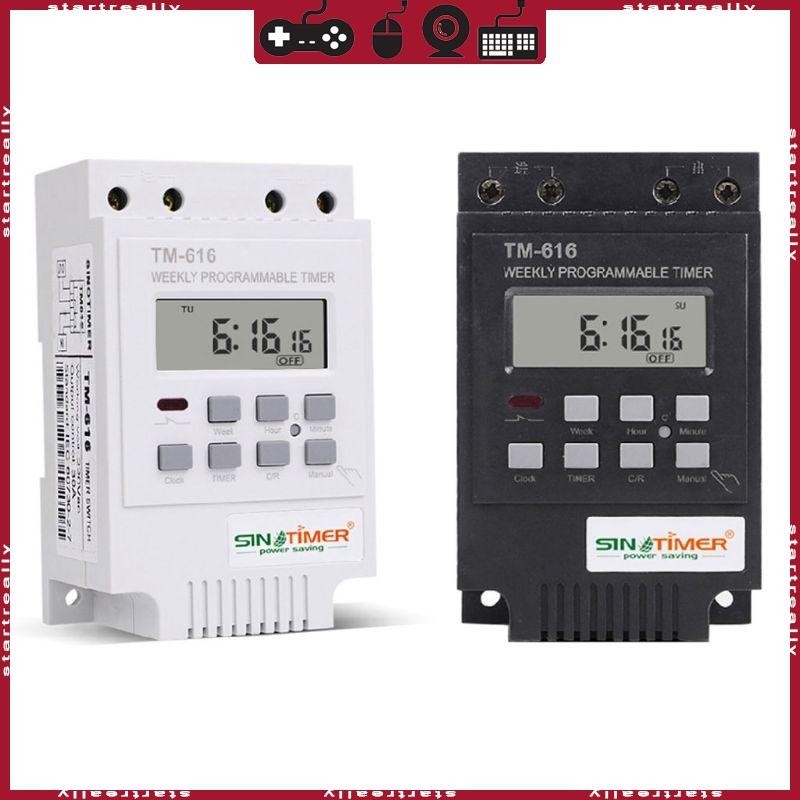 STA TM616W-4 Digital Electronic Timer 220V 30A Weekly Programmable ...