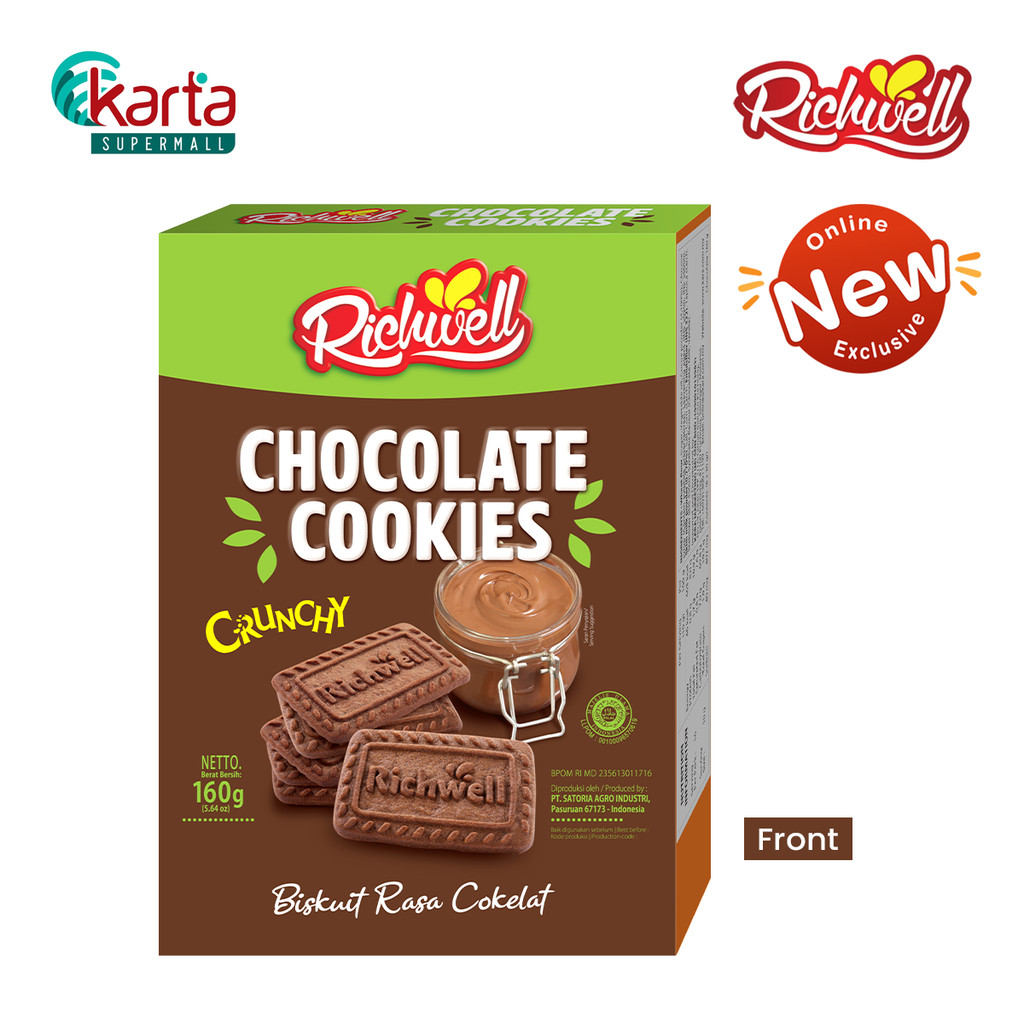 Richwell Cookies 160Gm (Chocolate) | Shopee Malaysia