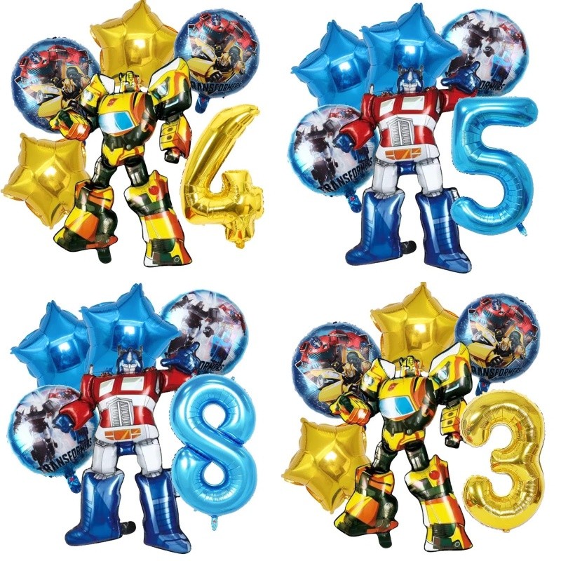 Transformers Foil Balloons - 2-Pack Bumblebee Design For Birthday Parties 11 thumbnail image
