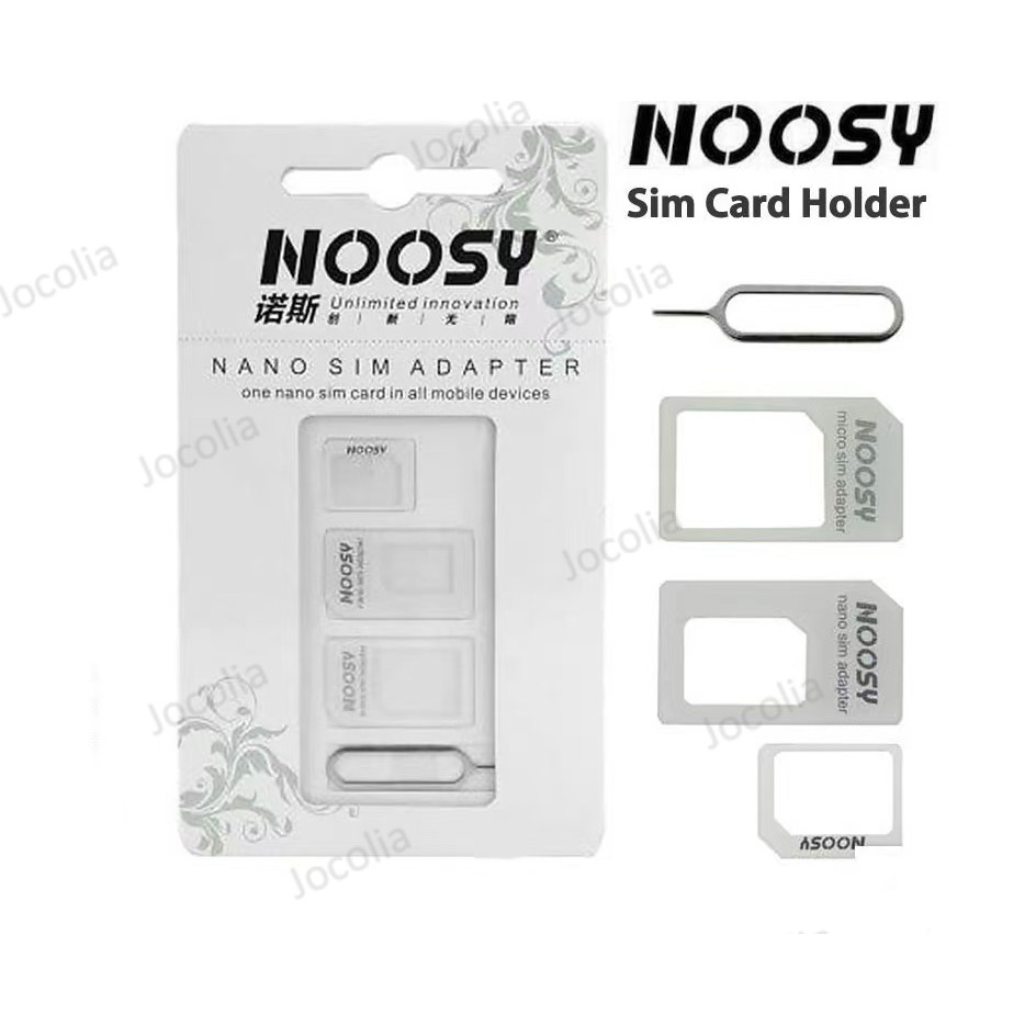 Noosy 4-in-1 Nano Sim Card Adapter with Ejector Pin | Shopee Malaysia