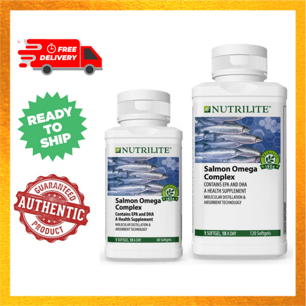 Amway NUTRILITE Salmon Omega Complex (60 sg/120 sg) 100% Amway Original ...