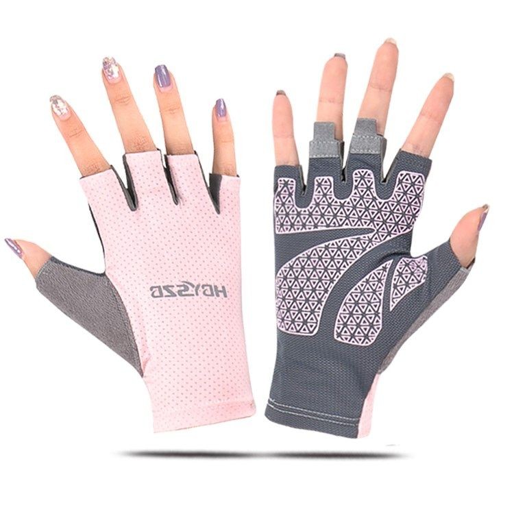 Special gloves for playing badminton sports and fitness half finger tennis gloves fo CC0929