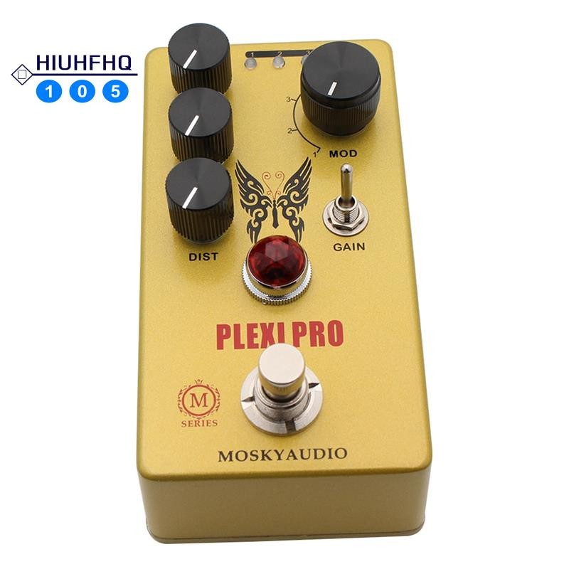 MOSKYAUDIO PLEXI PRO Tuner Pedal Distortion with 4 Models and True ...