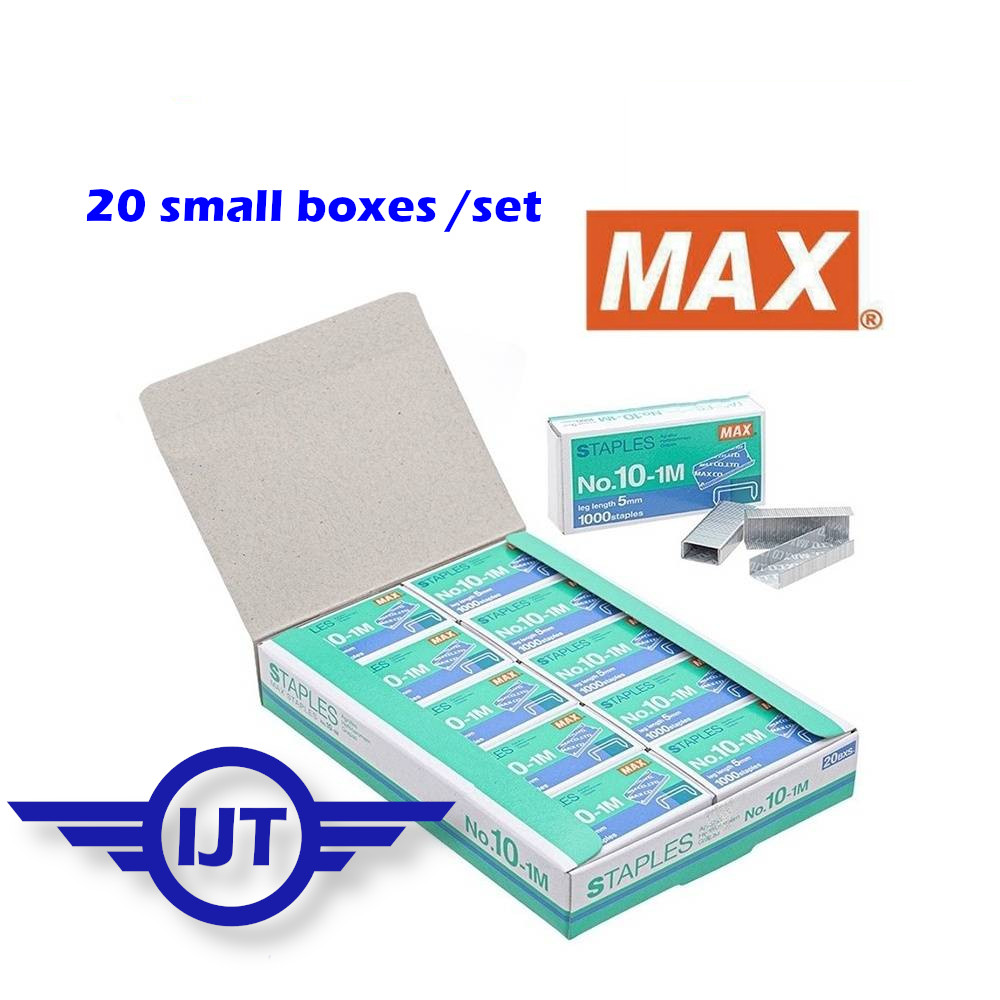 [ORIGINAL] MAX Staples No.10-1M / Stapler Bullet 10-1M / Dawai Kokot 10 ...