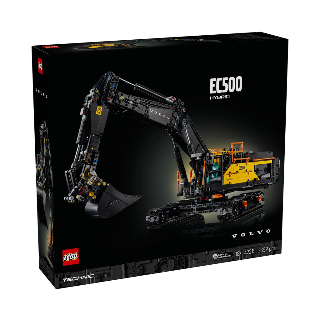 LEGO 42215 Technic Volvo EC500 Hybrid Excavator Building Kit (2359 ...