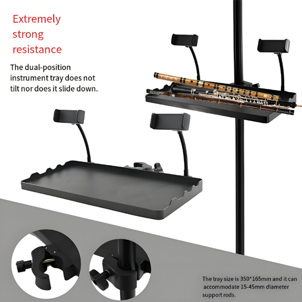Extended-length large sound card tray, adjustable live streaming phone ...