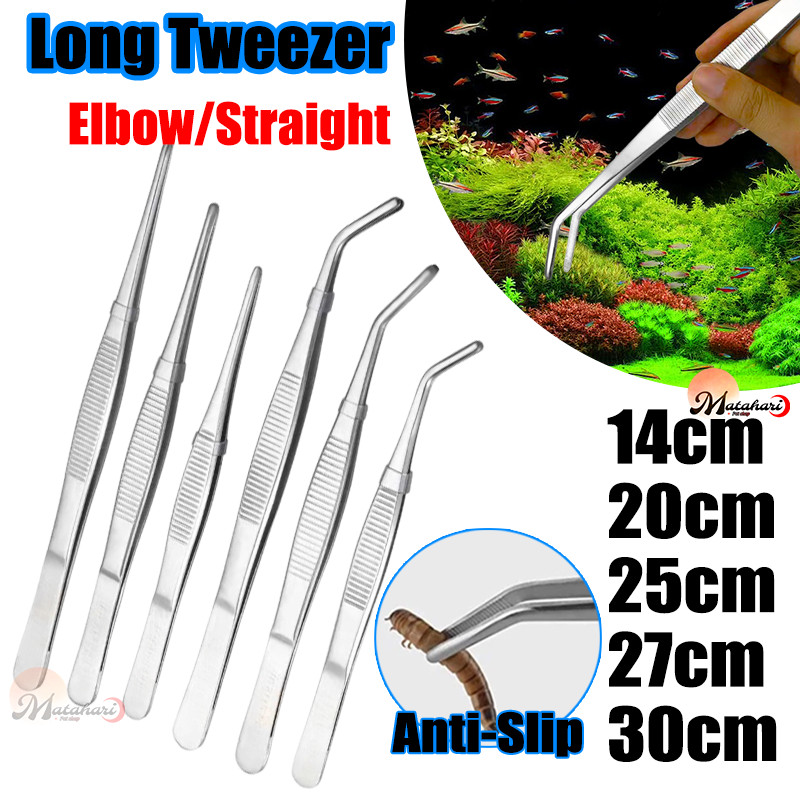 thumbnail image 2 of Fistoy 4-in-1 Stainless Steel Aquarium Aquascaping Tools Set For Fish Tanks - Scissor Tweezers 2 of 14