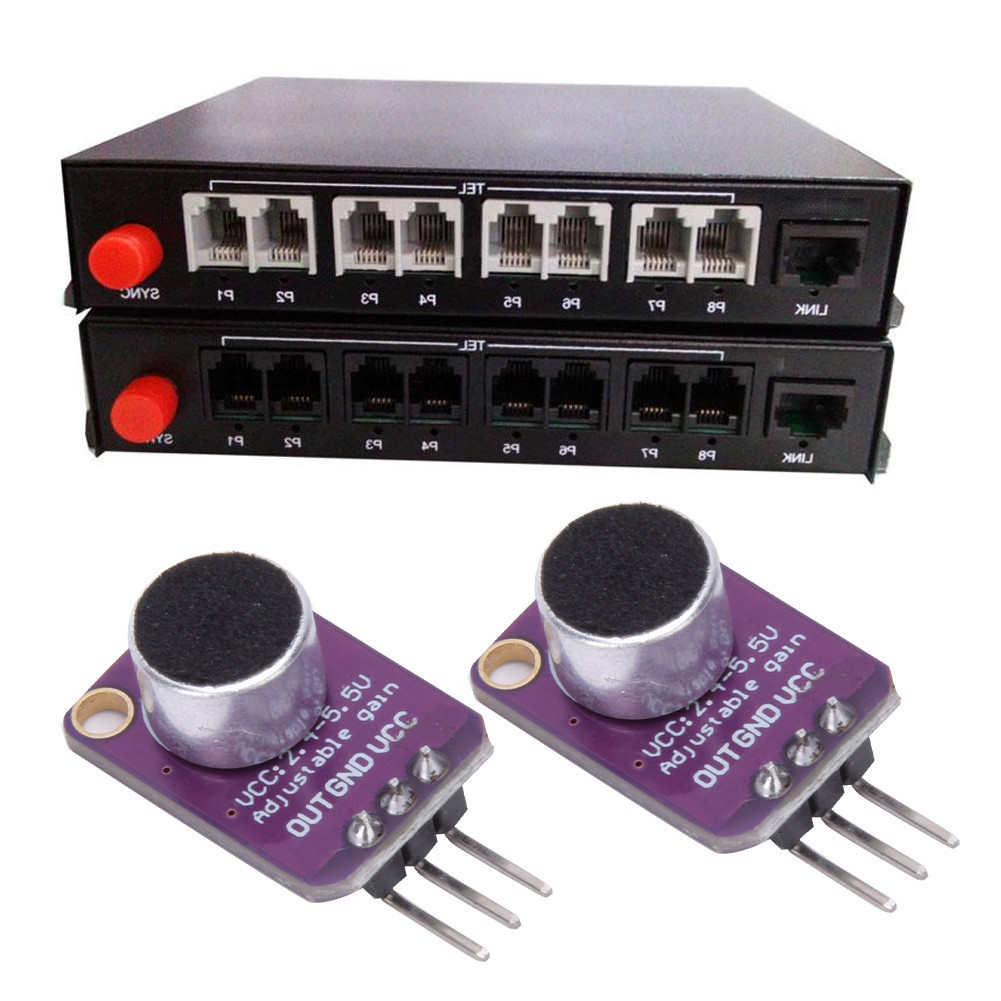 Superparis Potentiometer Microphone Amplifiers 25 Times To 125 Soldered ...