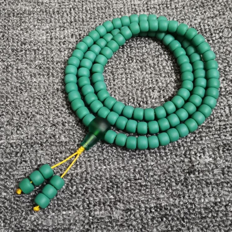 Nepal Handmade Ancient Method Sherpa Glass Barrel Bead Shape Bracelet Bead String 108 Sherpa Play Bracelet Shopee Malaysia