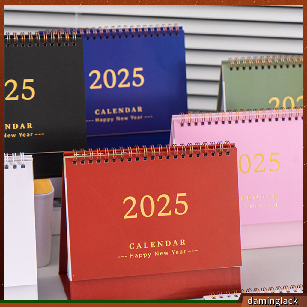 daminglack* Mini Desk Calendar 2025 Travel Desk Calendar 2025 Mini Desk