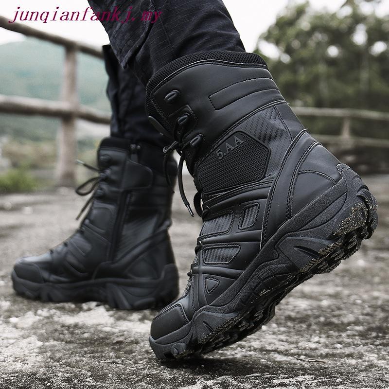 Original Delta army boots men's special forces high-top desert boots  combat boots tactical boots operational shoes PDRM soldiers police hiking 