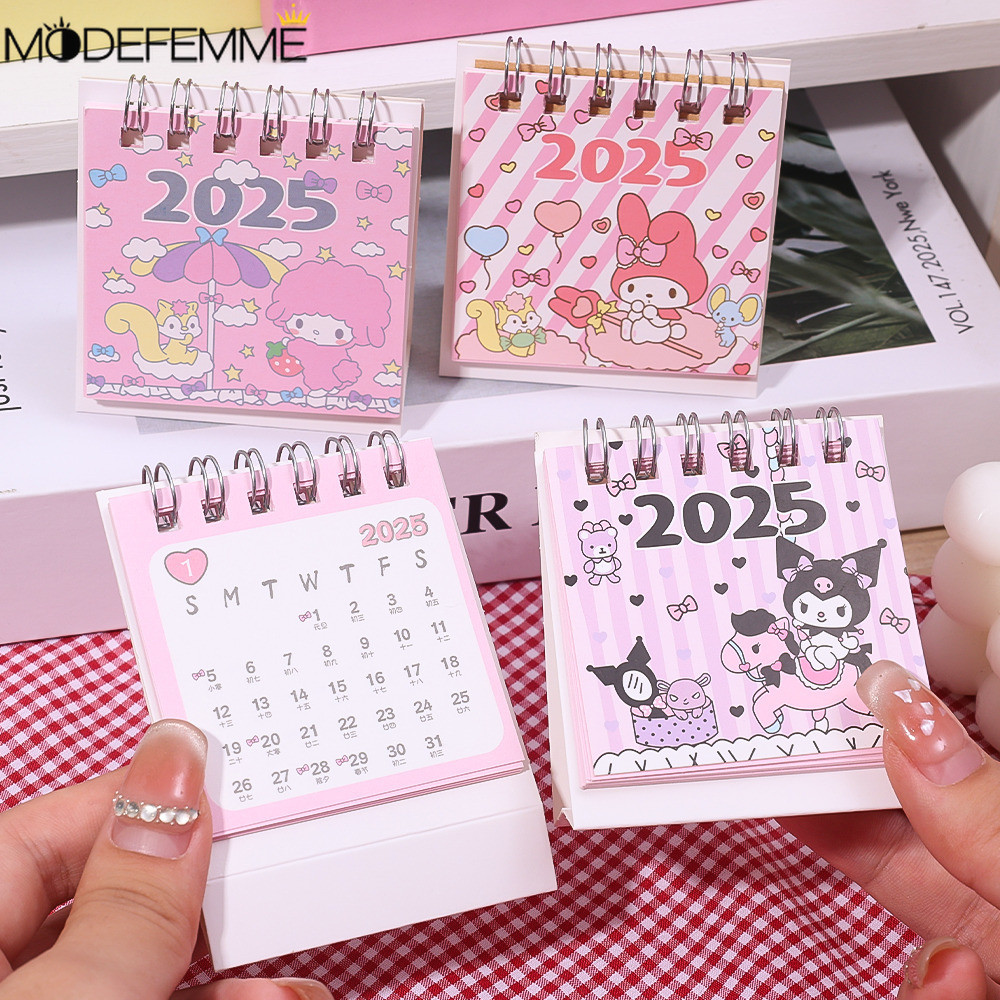 [ Featured ] 2025 Sanrio Folding Desk Calendar - Office Home Ornaments ...